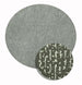 Spare Tire Cover with Herringbone Pattern, Felt Material, Angle 5