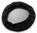 Custom Fitted Spare Tire Cover in Black Felt, Angle 2