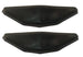 1969 - 1972 Roof Rail Weather Strip Channel Corner Connector Black Plastic Insert Trim Window Guides ( PAIR )