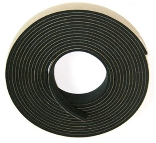 1967 - 1981 Chevelle Roof Rail Channel to Body Black Foam Tape Weatherstripping, 15' Roll