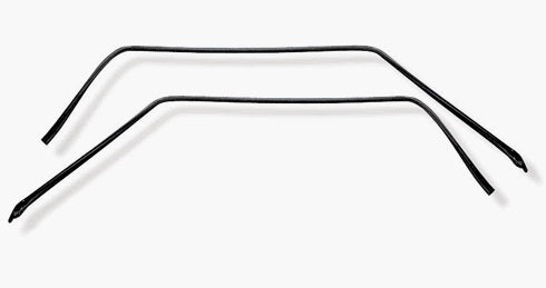 1968 Chevelle Roof Rail Rubber Weatherstripping, Upper Pair of LH and RH