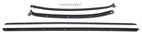 1969 Chevelle Windowfelt Set, Original Style Outers Only, 4 Piece Kit