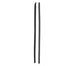 1966 - 1967 Chevelle Vent Window Vertical Run Channels, Pair, Angle 3