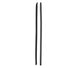 1966 - 1967 Chevelle Vent Window Vertical Run Channels, Pair, Angle 3