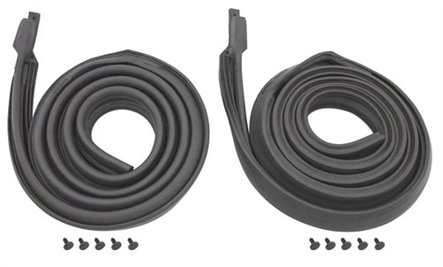 1966 - 1967 Chevelle Roof Rail Weatherstripping, Upper Pair of LH and RH