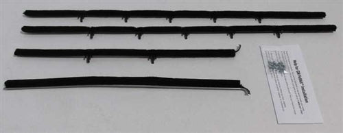 1966 - 1967 Chevelle Windowfelt Convertible Outer 4 Piece Set, OE Style