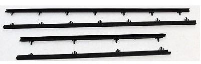 1966 -1967 Chevelle Outer Windowfelt Set, Coupe, 4 Piece, Authentic OE Style