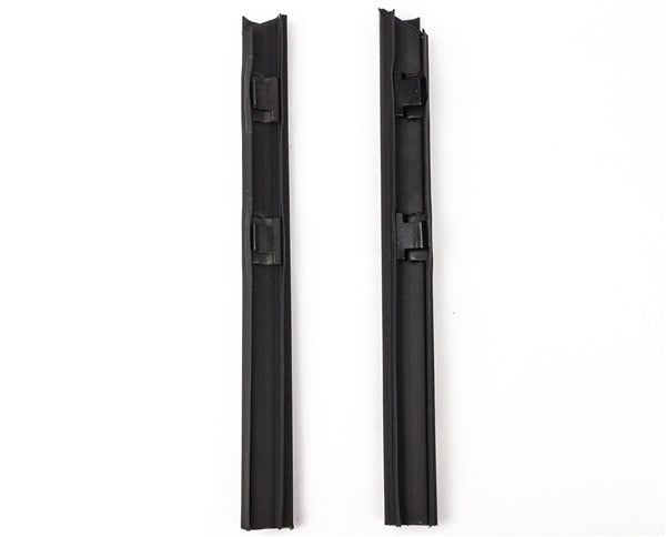 1970 - 1972 Chevelle Rear Quarter Window Rubber Seal Weatherstrips, Pair, Angle 2
