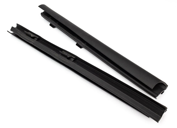 1970 - 1972 Chevelle Rear Quarter Window Rubber Seal Weatherstrips, Pair, Angle 3