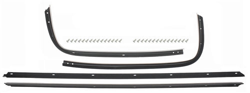 1970 - 1972 Chevelle Windowfelt Kit, Original Style Outers Only, 4 Piece Set