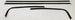 1970 - 1972 Chevelle Coupe 4 Piece Outer Only Set, FLAT Bead Replacement Style