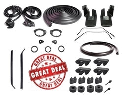 1969 - 1972 Chevelle Convertible Rubber Weatherstrip Kit