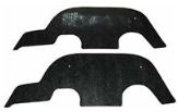 1966 Chevelle Inner Fender A Arm Flaps Seals, Pair