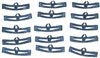 1968 - 1969 Chevelle Hood to Cowl Seal Clips Set, Steel