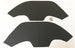 1968 - 1972 Chevelle Inner Fender A Arm Flaps Seals, With Steel Inner Fenders, Pair