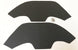 1968 - 1972 Chevelle Inner Fender A Arm Flaps Seals, With Steel Inner Fenders, Pair