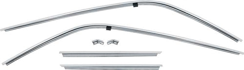 1966 - 1967 Chevelle Roof Rail Weatherstripping Channels