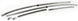 1969 Chevelle Stainless Steel Roof Rail Weatherstrip Channels Set, Angle 2