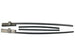 1968 - 1972 Nova Rear Quarter Glass Weatherstrip Kit, Includes Front, Top, and Back For Both Quarter Windows, Angle 2