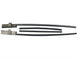 1968 - 1972 Nova Rear Quarter Glass Weatherstrip Kit, Includes Front, Top, and Back For Both Quarter Windows, Angle 2