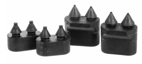 1968 - 1972 Nova Door Rubber Bumpers Stoppers, 4 Pieces