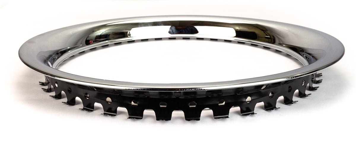Custom 15 X 6 Wheel Trim Rings Set of 4, Rally Wheel Style, Angle 6