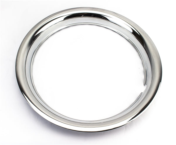 Custom 14 X 6 Wheel Trim Rings Set of 4, Rally Wheel Style, Angle 2