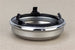 1971 - 1972 Chevelle 5 Spoke Wheel Center Caps Set with Raised Embossed Bowtie, Angle 3