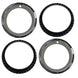 14 X 7 Wheel Trim Rings Set, Rally Wheel Style, Set Of 4