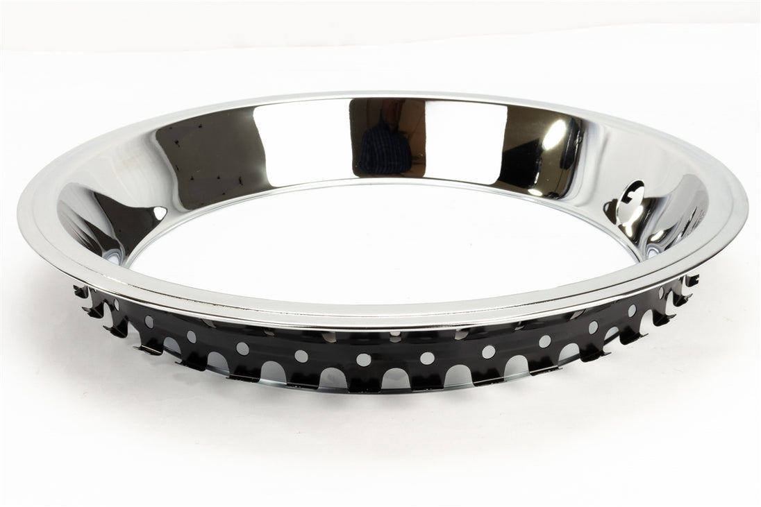 14 X 7 Wheel Trim Rings Set, Rally Wheel Style, Set Of 4, Angle 6