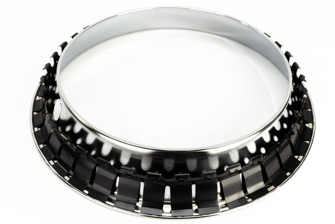 14 X 7 Wheel Trim Rings Set, Rally Wheel Style, Set Of 4, Angle 7