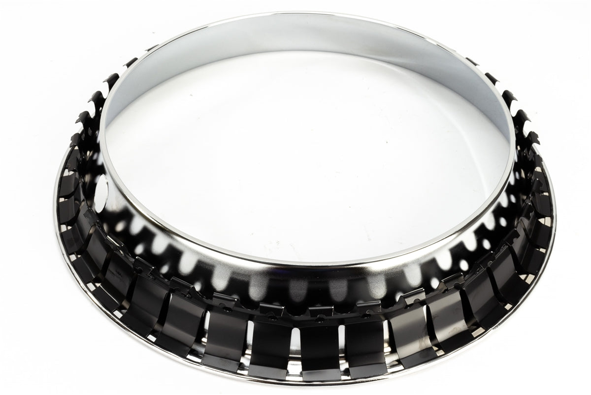 14 X 7 Wheel Trim Rings Set, Rally Wheel Style, Set Of 4, Angle 7