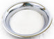 15 X 8 Chevy Rally Wheel Trim Rings, Replacement Style with Rounded Smooth Edge, Set 4, Angle 2