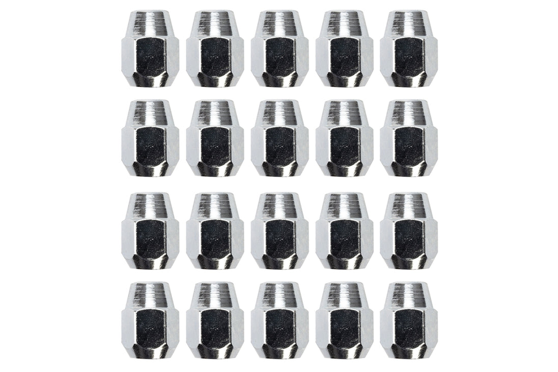 Custom Steel Wheel Chrome Lug Nut Set 20 Piece Kit