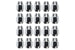 Custom Steel Wheel Chrome Lug Nut Set 20 Piece Kit