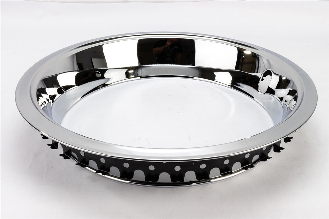 14 X 7 Wheel Trim Rings for 5 Spoke SS Super Sport Deep Dish Style Rims, Set of 4, Angle 3