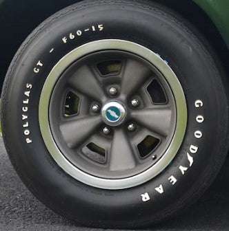 Stainless Capped Five Spoke SS Rims and Super Sport Wheels Lug Nut, Each, Angle 3