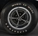 Stainless Capped Five Spoke SS Rims and Super Sport Wheels Lug Nuts Set, 20 Pieces, Angle 3