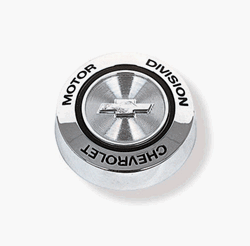 Rallye Wheel Flat Cap Center Ornament Only "Chevrolet Motor Division" Each