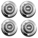 1966 Chevelle Dog Dish Hub Caps, 4 Piece Set