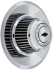 Rally Wheel Center Caps Set With Inner Recessed Bow-Tie, Angle 2