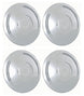 Rallye Wheel Police Style Center Caps Set with Bowtie