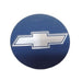 1971 - 1972 Chevelle 5-Spoke Wheel Center Cap Metal Decal Insert with Raised Embossed Bowtie, Each