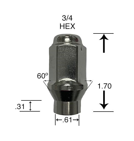 Aluminum Alloy Wheel Lug Nut and Valve Stem Installation Kit, Angle 2