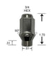 Aluminum Alloy Wheel Lug Nut and Valve Stem Installation Kit, Angle 2
