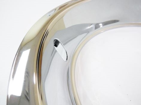 15 X 7 Wheel Trim Ring, Rally Wheel Style Round Smooth Edge, Each, Angle 2