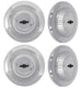 1967 Chevelle Dog Dish Poverty Hubcap Set, 4 Piece Wheel Center Cap Kit