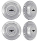1967 Chevelle Dog Dish Poverty Hubcap Set, 4 Piece Wheel Center Cap Kit