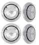 1968 - 1970 Chevelle and Nova Dog Dish Poverty Hubcap Set, 4 Piece COPO Wheel Center Cap Kit