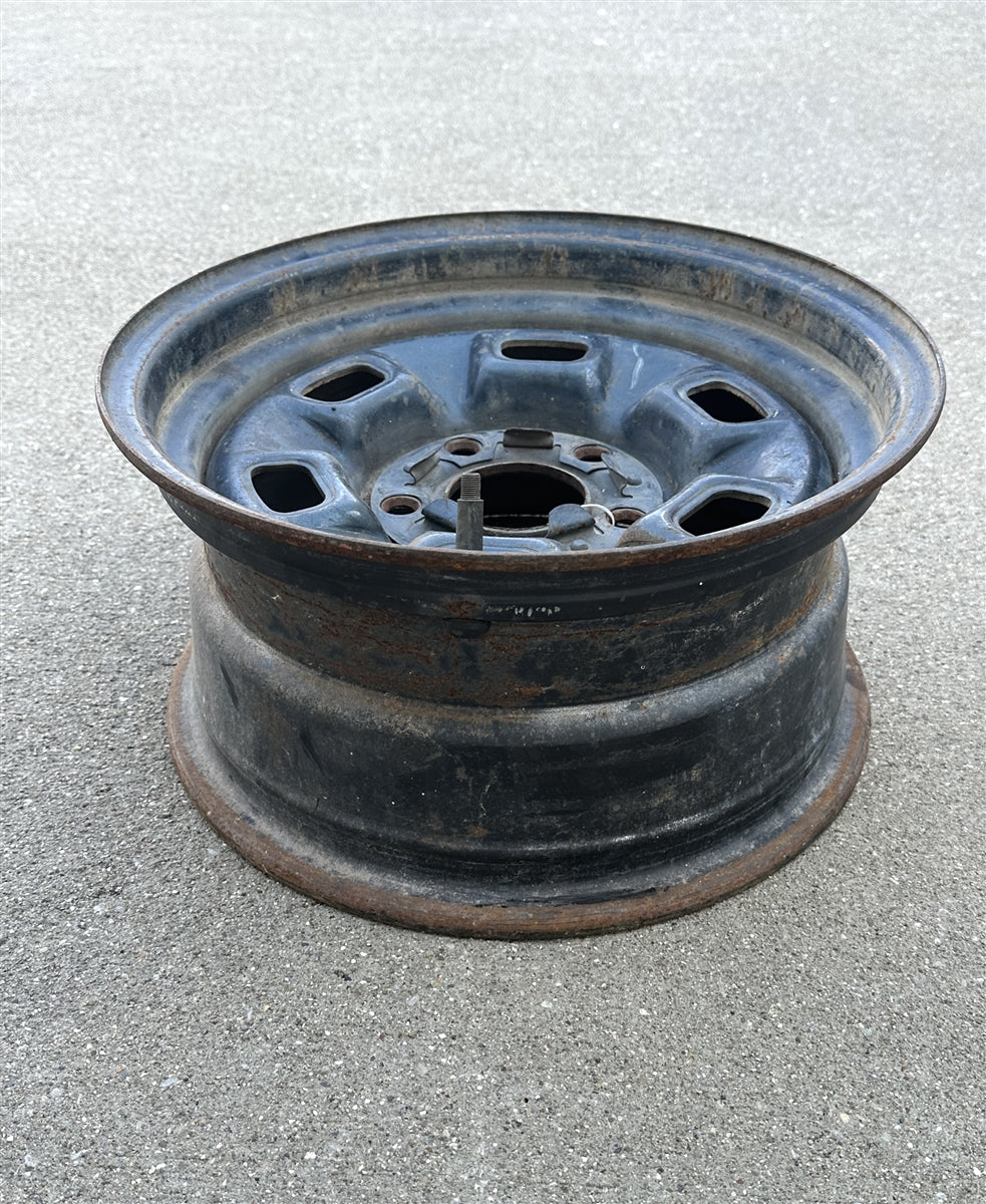 Chevelle and Nova Rally Wheel, 6 Hole 14 X 7, GM Used, Angle 2